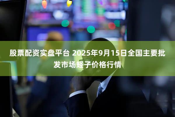 股票配资实盘平台 2025年9月15日全国主要批发市场蛏子价格行情
